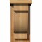 Ekena Millwork Alpine Rough Sawn Corbel w/Backplate, Western Red Cedar, 6"W x 8"D x 12"H COR06X08X12ALP01RWR - alternate 3